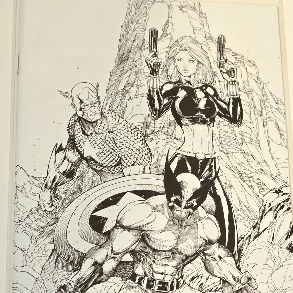Wolverine Sketch Variant Street Level Hero Marvel Avengers Exclusive Comic - Picture 2 of 7